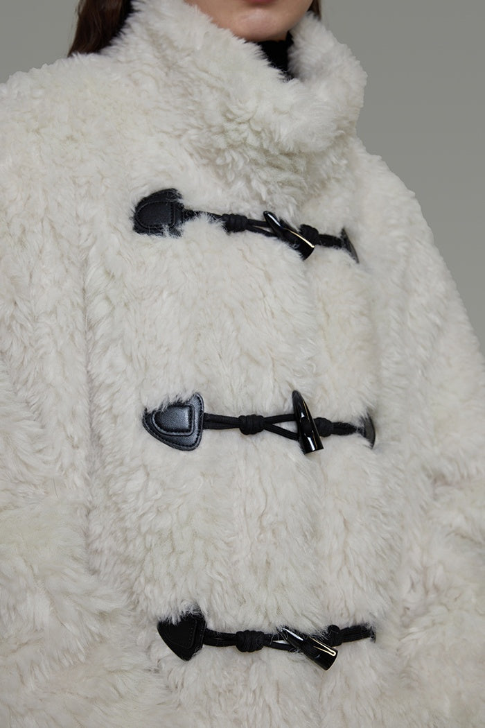 Sculpted City Wool-Lined Toggle Coat
