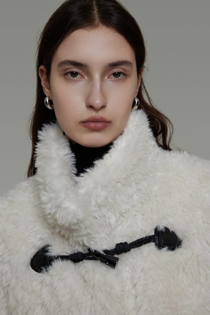 Sculpted City Wool-Lined Toggle Coat