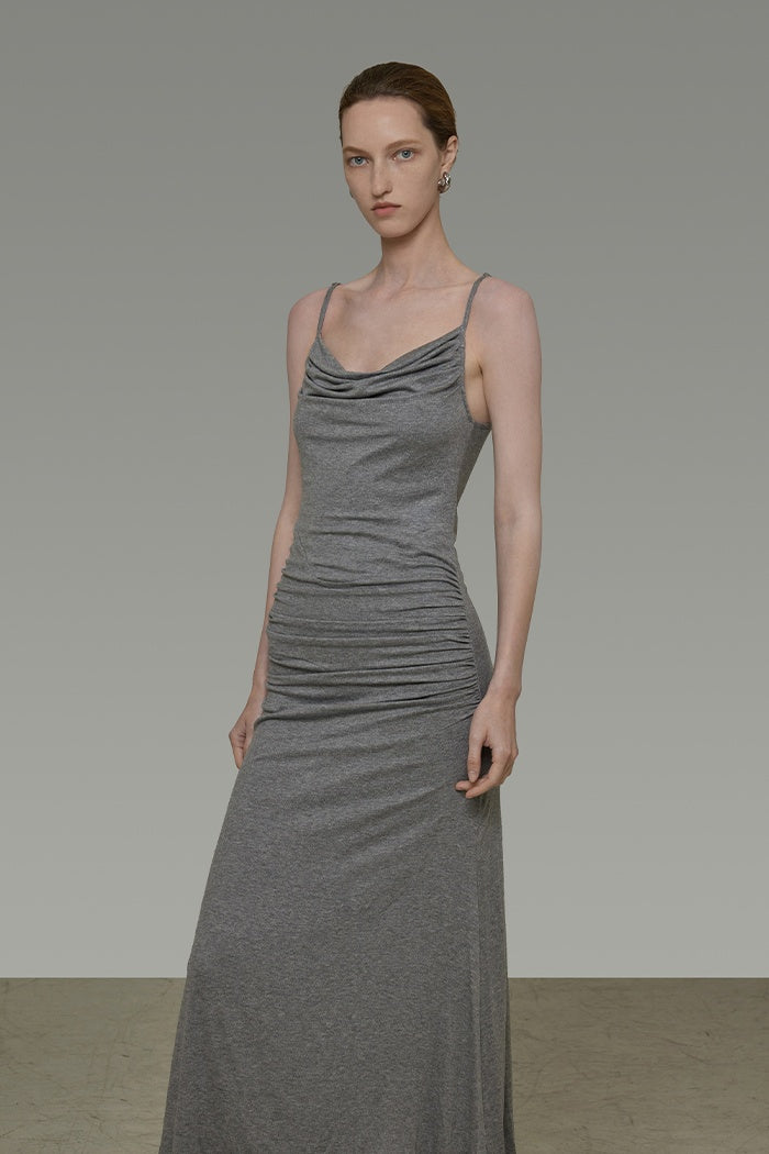 Effortless Drape Maxi Dress