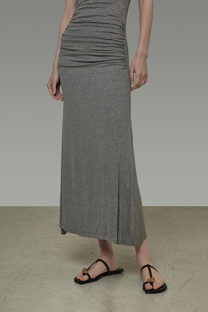 Effortless Drape Maxi Dress