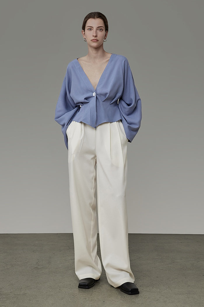 Effortless Chic V-Neck Blouse