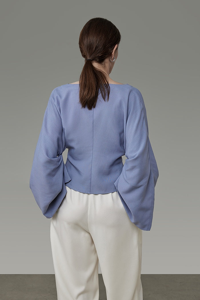 Effortless Chic V-Neck Blouse