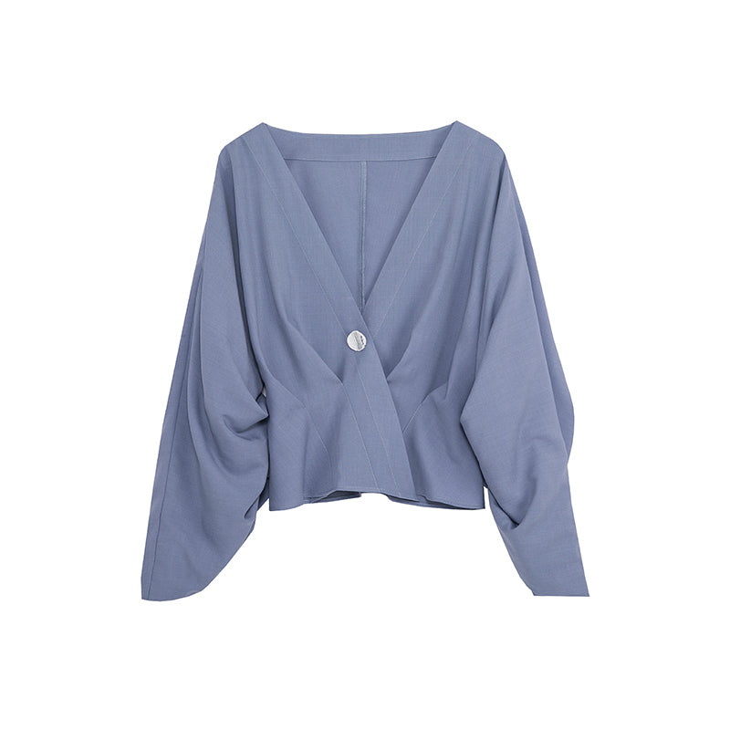 Effortless Chic V-Neck Blouse