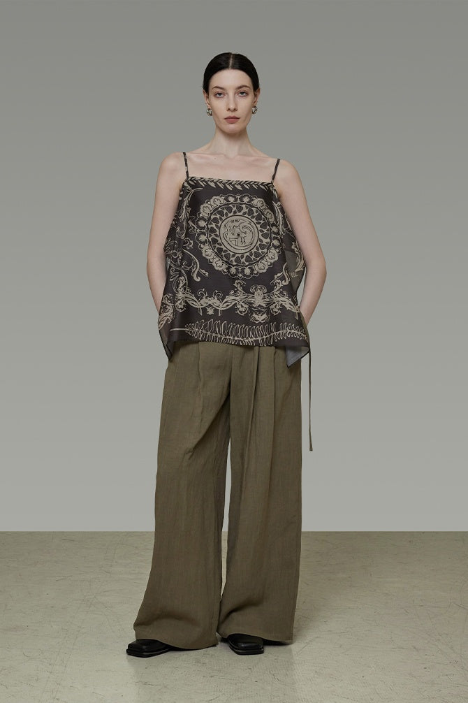 Exotic Traveler Linen Sundress