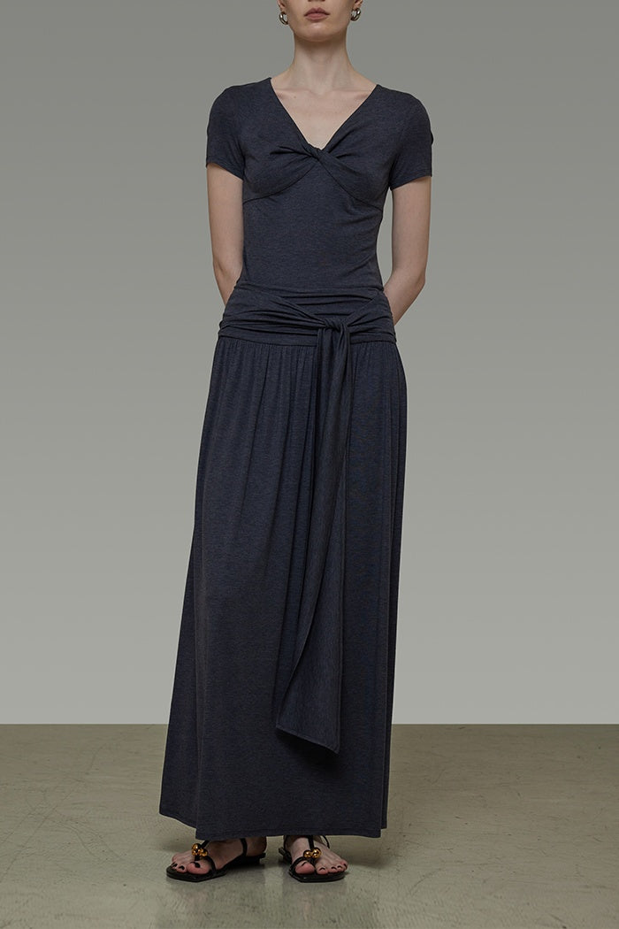 Sculpted Knit Top & Skirt Set