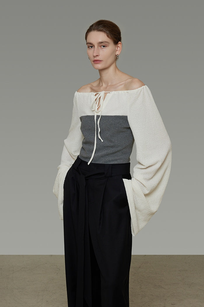 Chic Colorblock V-Neck Knit