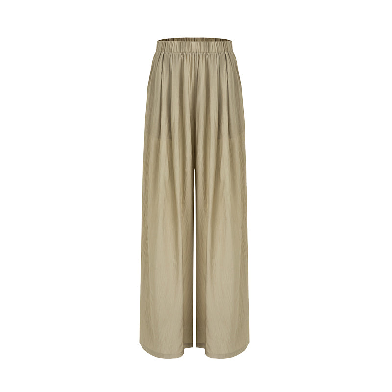 Effortless Drape Wide-Leg Trousers