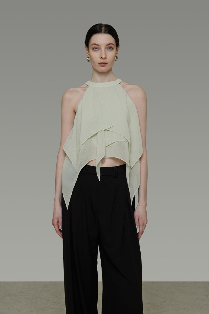 Sculpted Confidence Halter Top