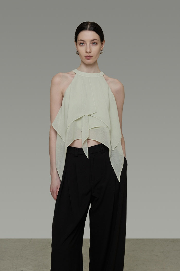 Sculpted Confidence Halter Top