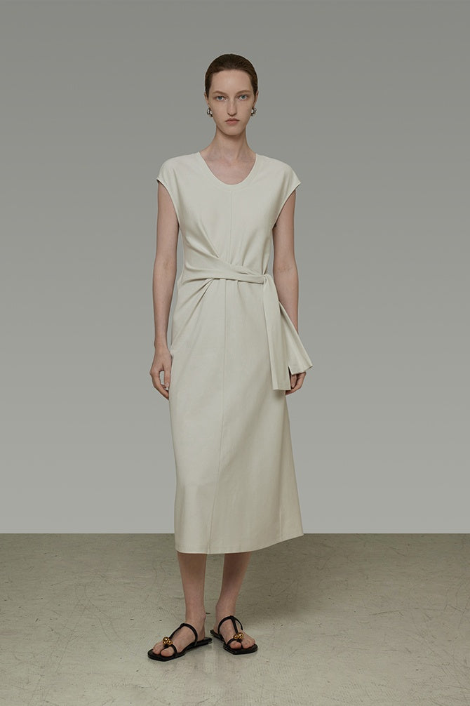 Effortless Asymmetry Knit Dress