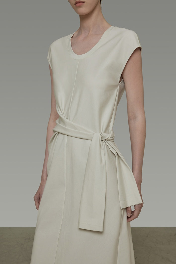 Effortless Asymmetry Knit Dress