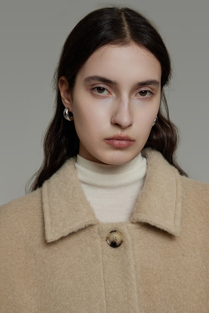 Effortless Chic Wool Blend Jacket