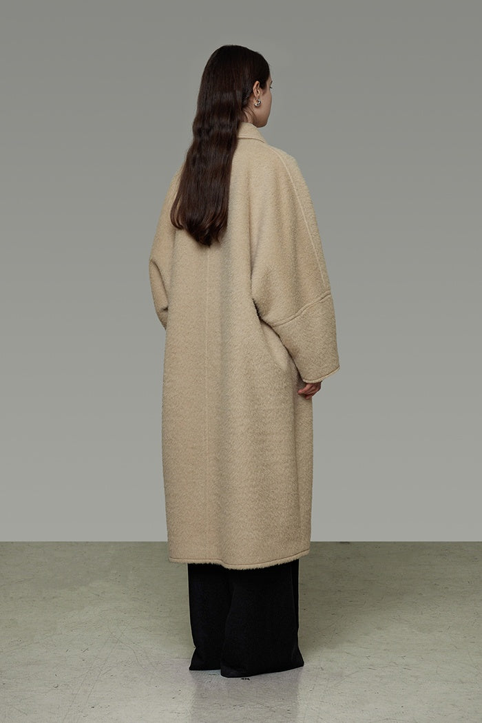 Effortless Cocoon Wool Coat