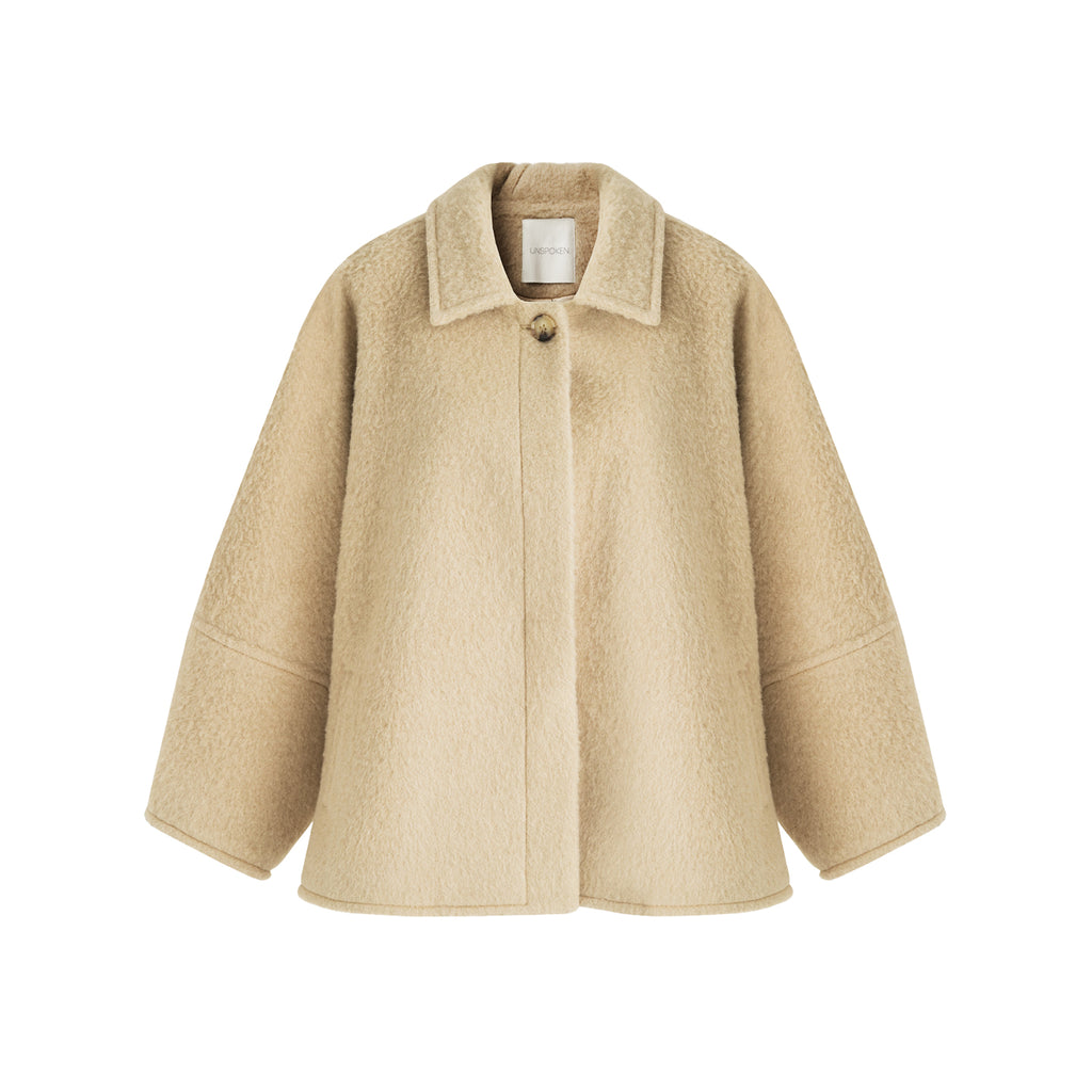 Effortless Chic Wool Blend Jacket