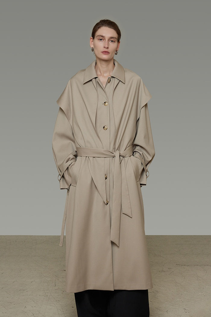 Unspoken Elegance Trench Coat