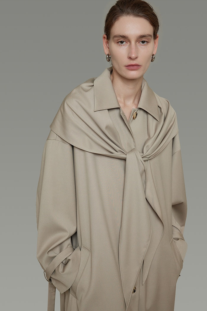 Unspoken Elegance Trench Coat