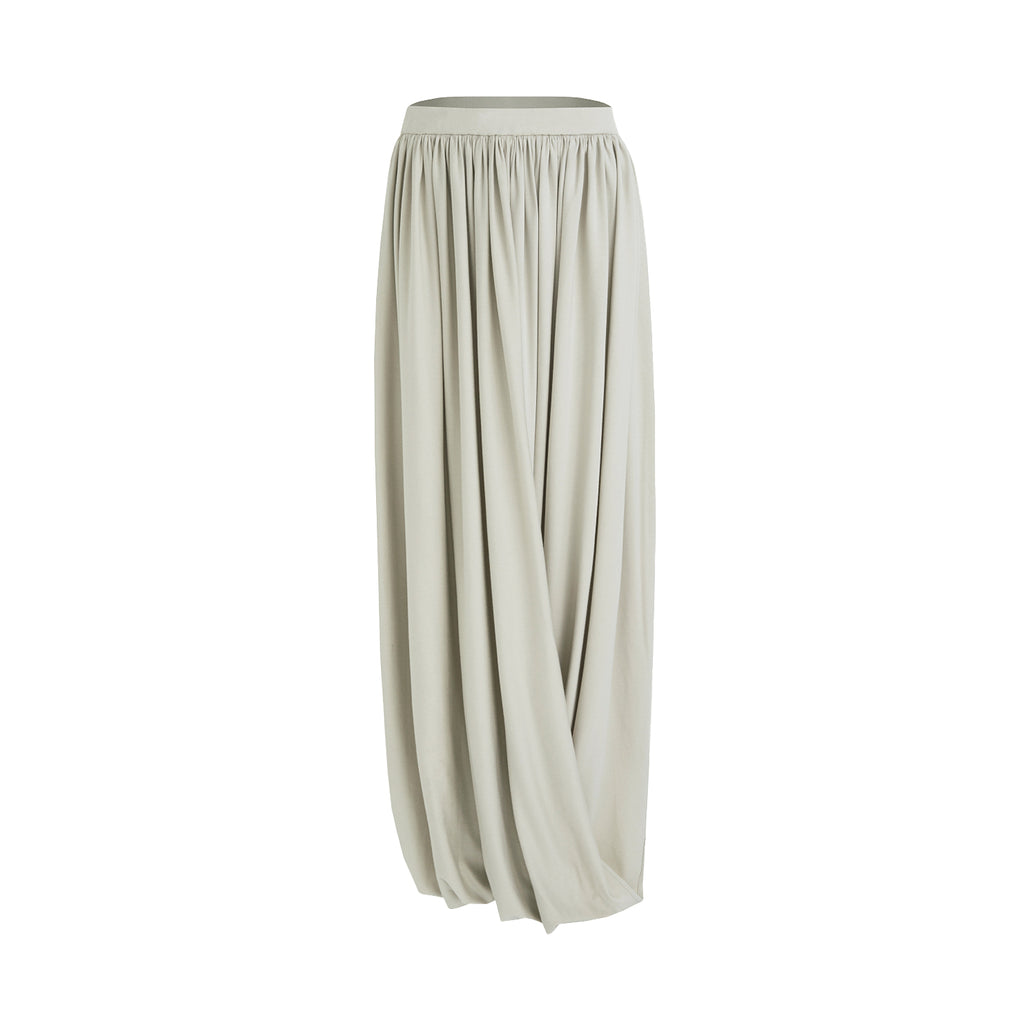 Asymmetric Drape Two-Piece Set