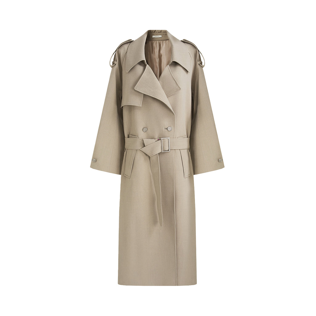 Timeless Elegance Wool Trench