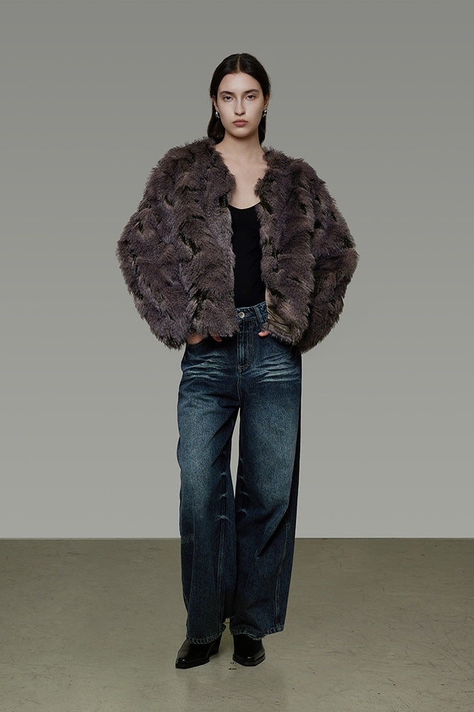 Urban Chic Cozy Faux Fur Jacket