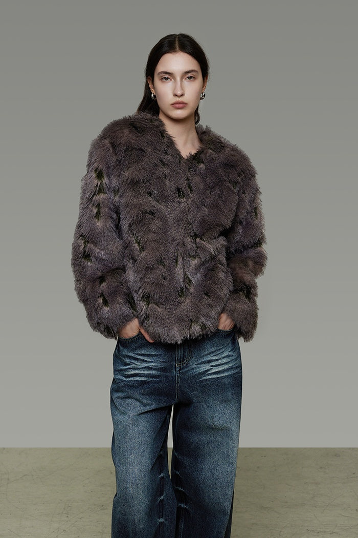 Urban Chic Cozy Faux Fur Jacket