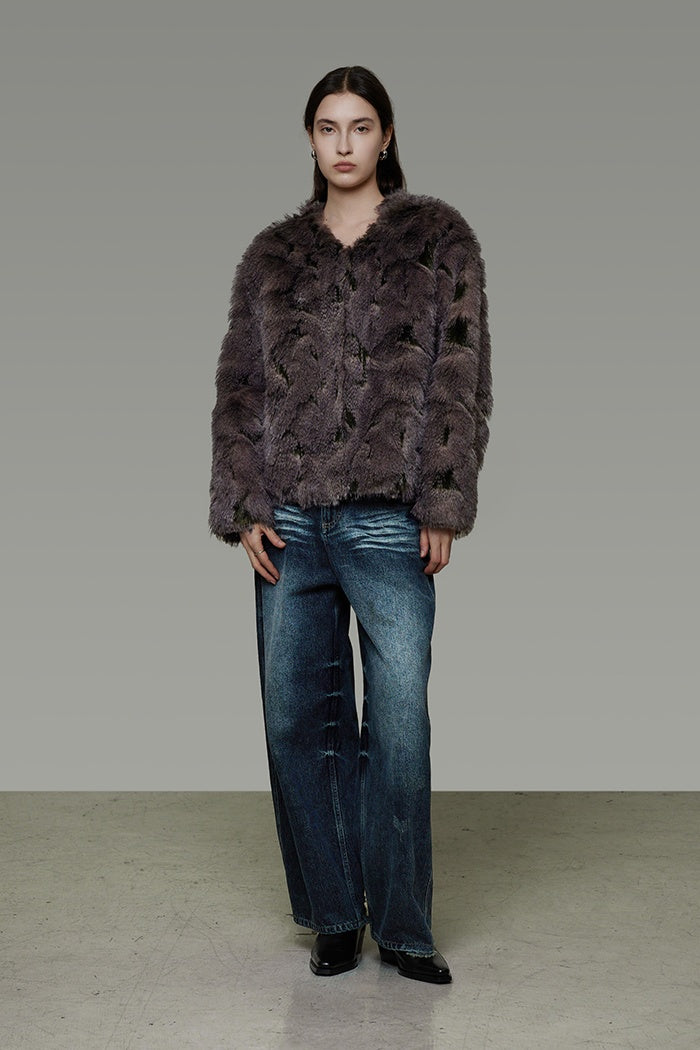 Urban Chic Cozy Faux Fur Jacket