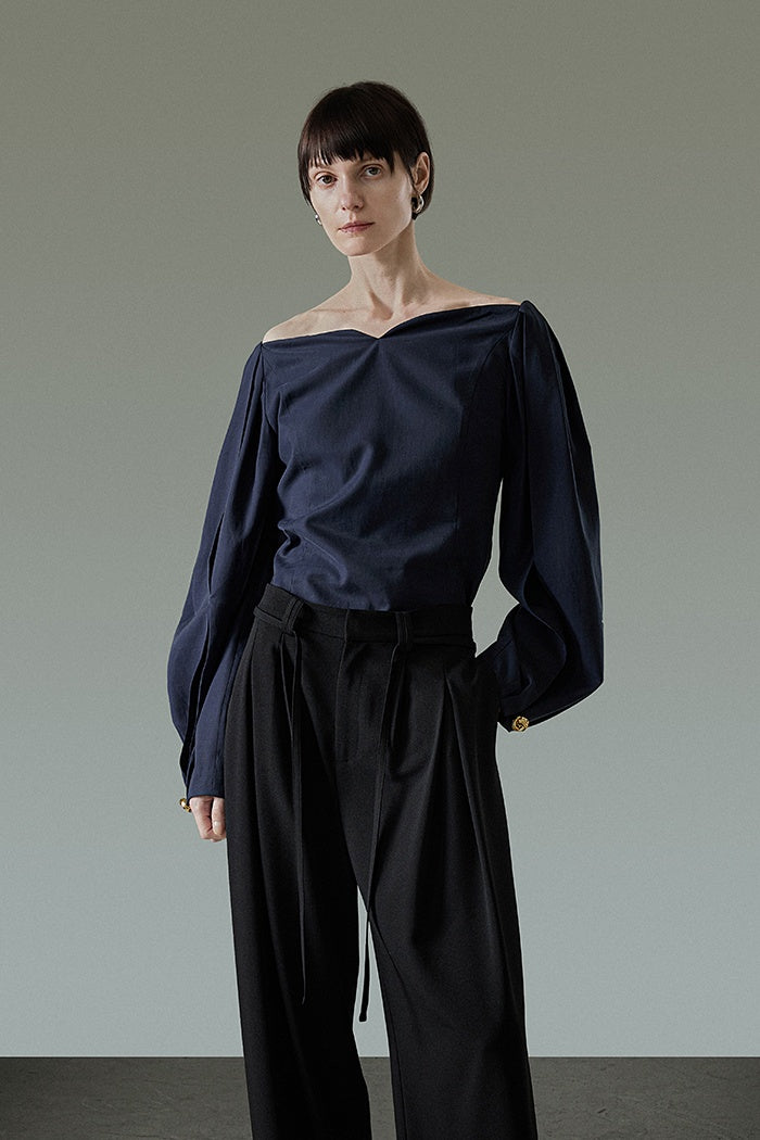 Unspoken French Off-Shoulder Blouse