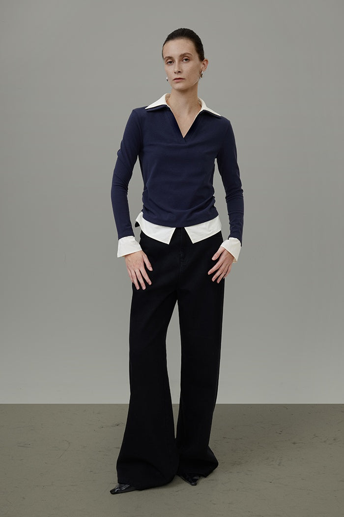 Chic Layered Knit Top for Urban Style