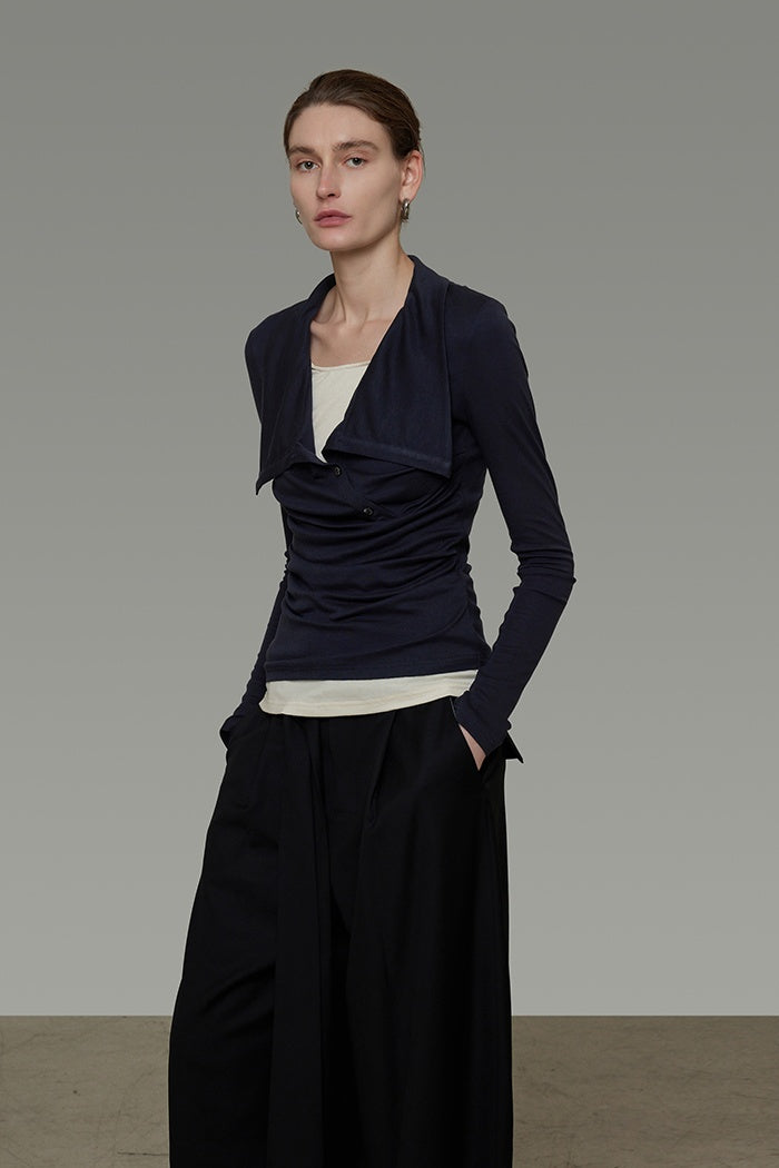 Effortless Block-Color Knit Top