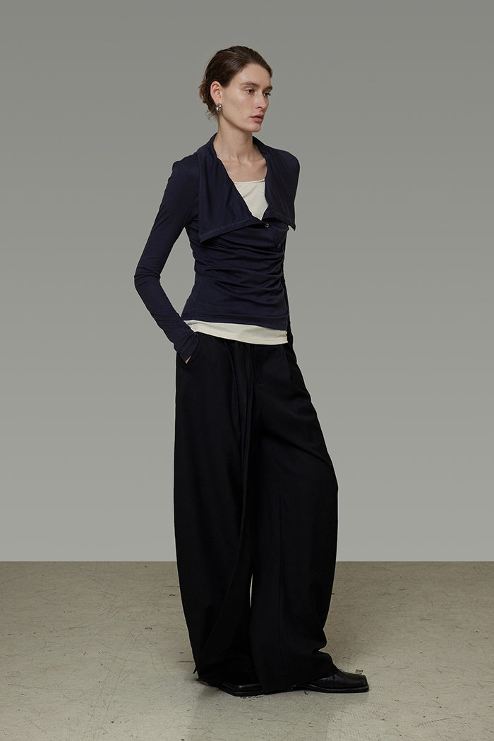 Effortless Block-Color Knit Top