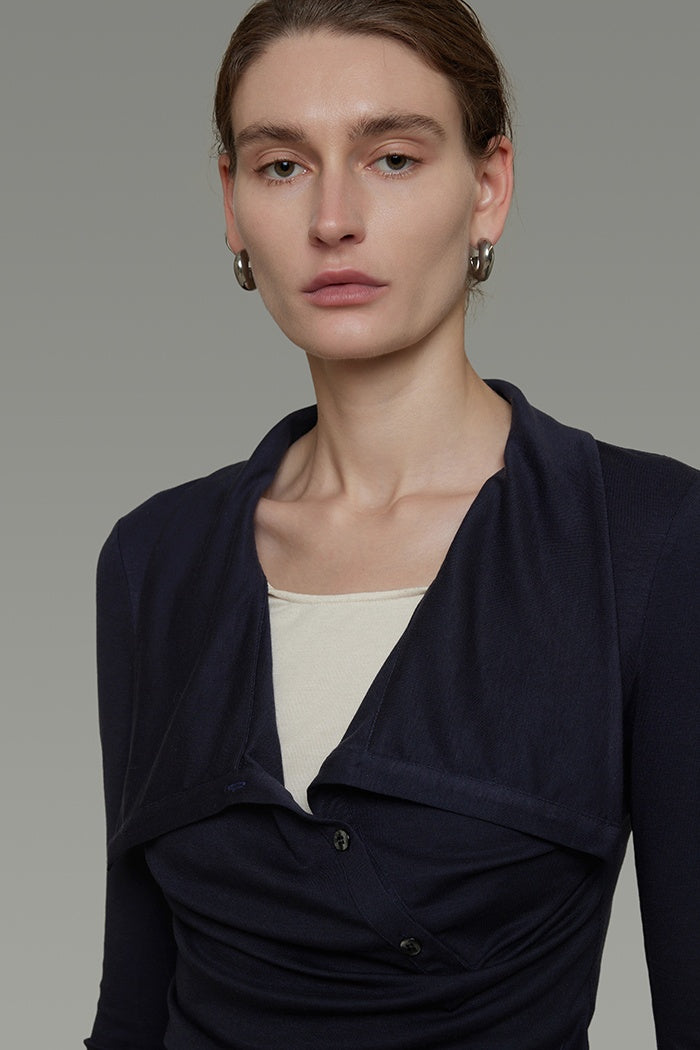 Effortless Block-Color Knit Top