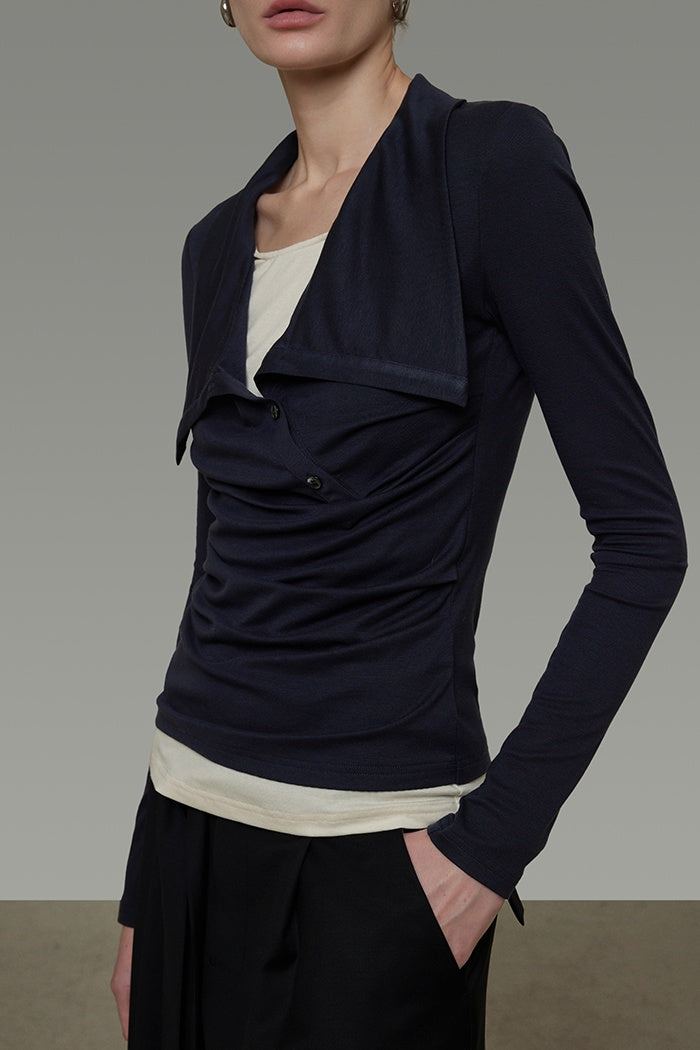 Effortless Block-Color Knit Top