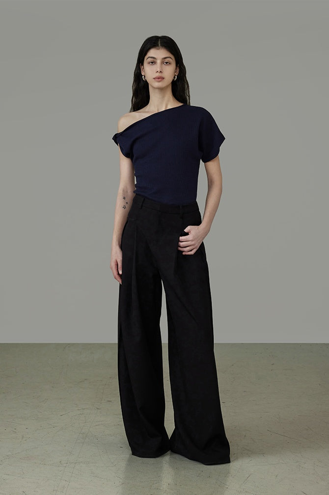 Asymmetric Chic Knit Top