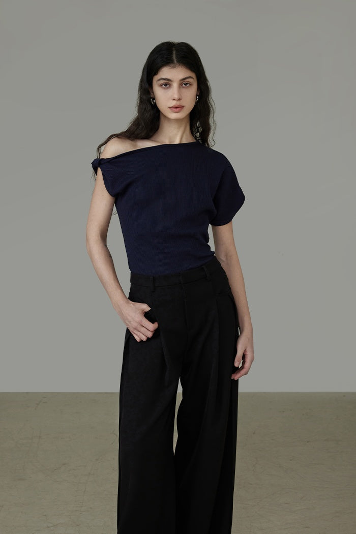 Asymmetric Chic Knit Top