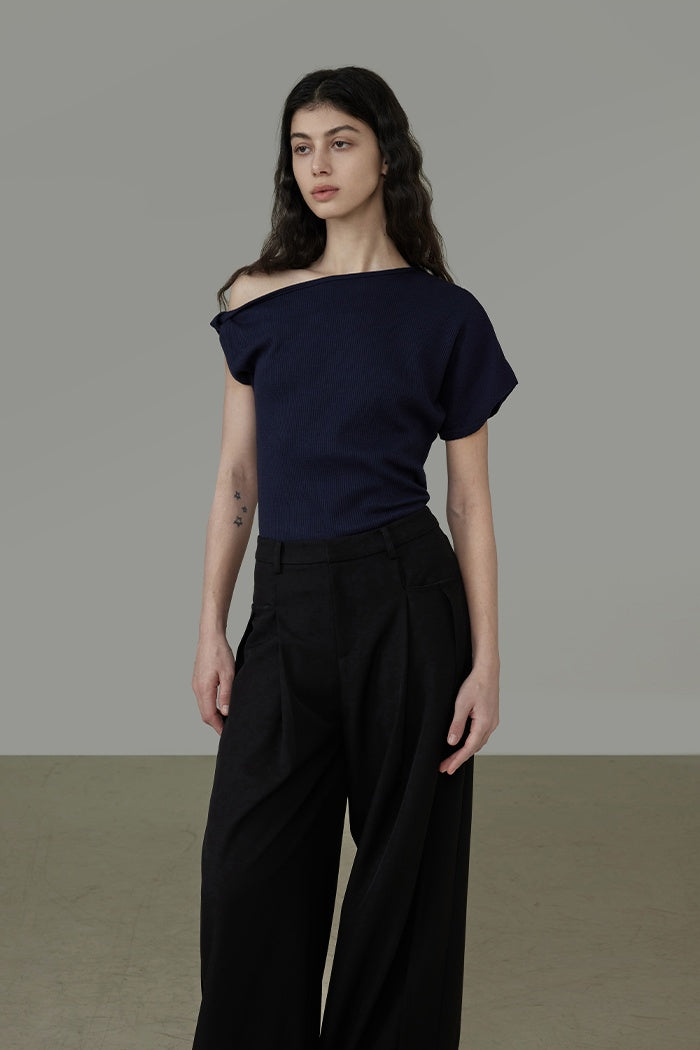 Asymmetric Chic Knit Top