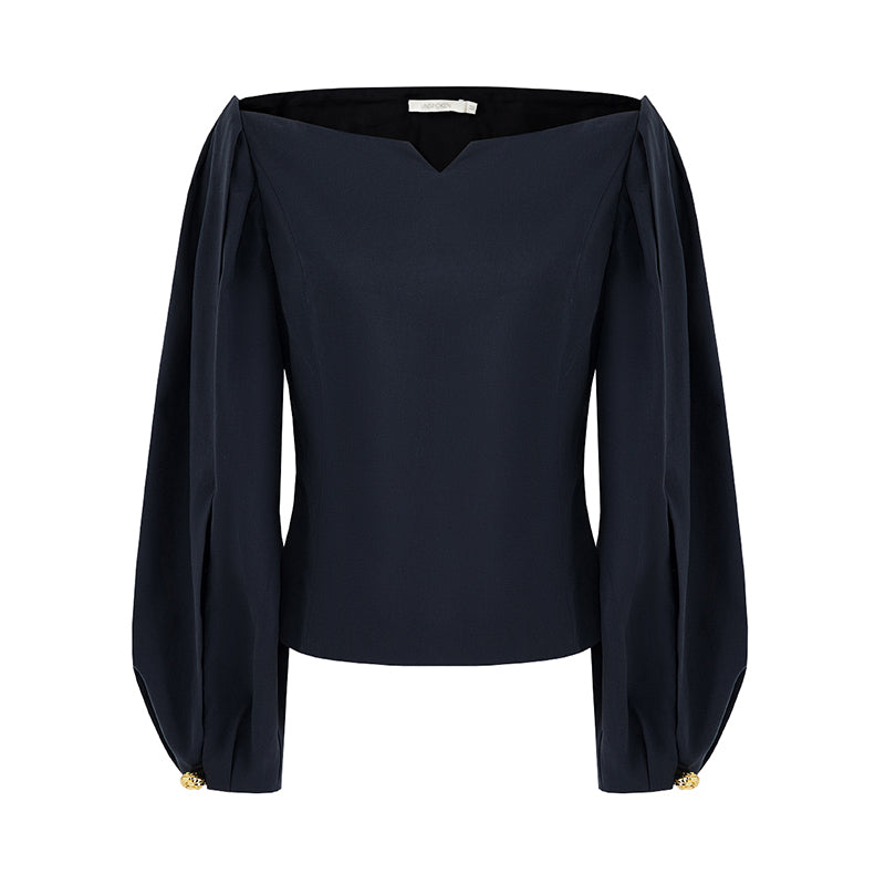 Unspoken French Off-Shoulder Blouse