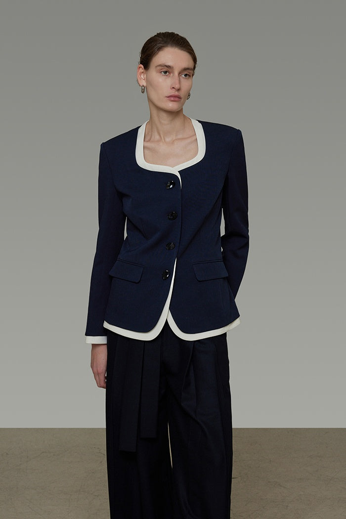 Sculpted Colorblock Professional Jacket