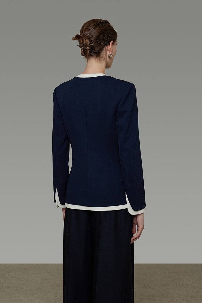 Sculpted Colorblock Professional Jacket