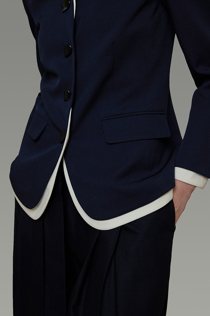 Sculpted Colorblock Professional Jacket
