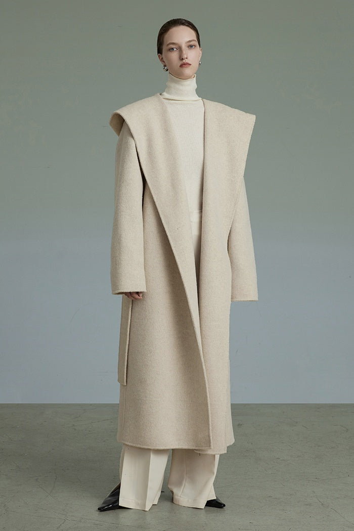 Quiet Luxe Wool Blend Parka