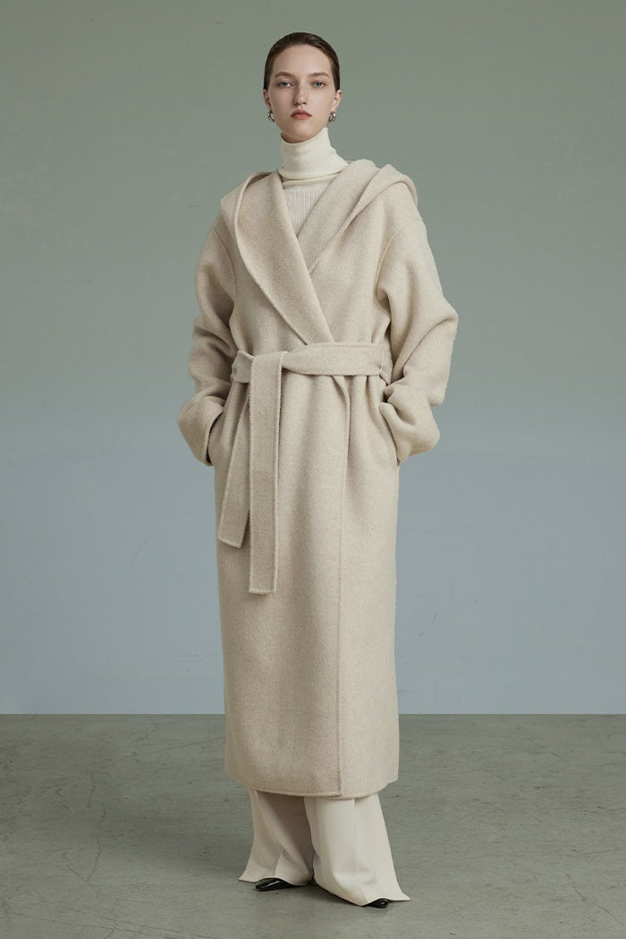 Quiet Luxe Wool Blend Parka