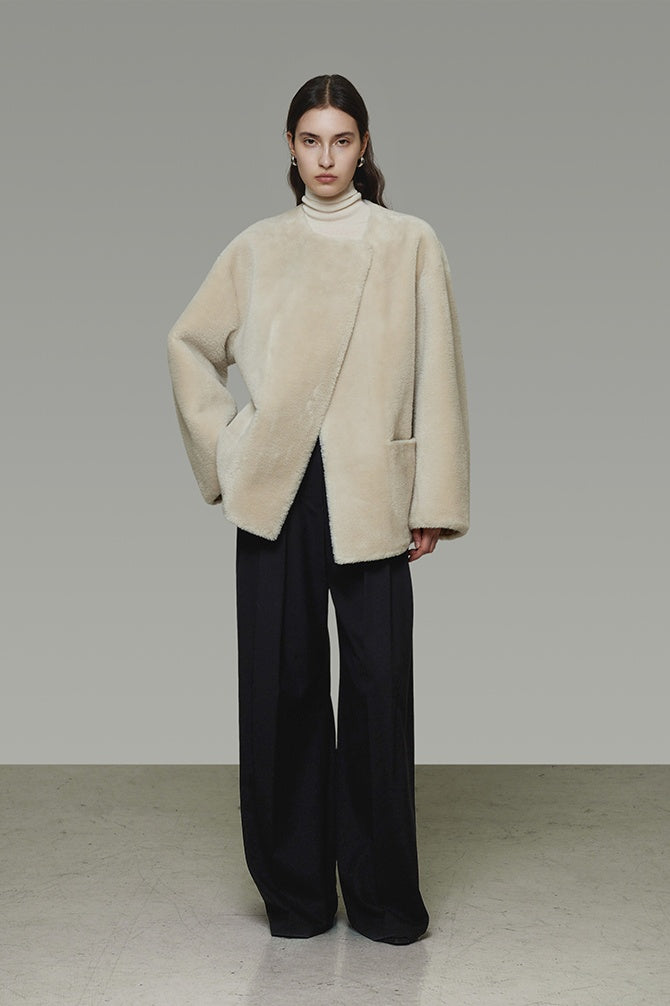 Plush Minimalist Effortless Outerwear