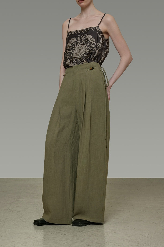Sculpted Drape Trousers