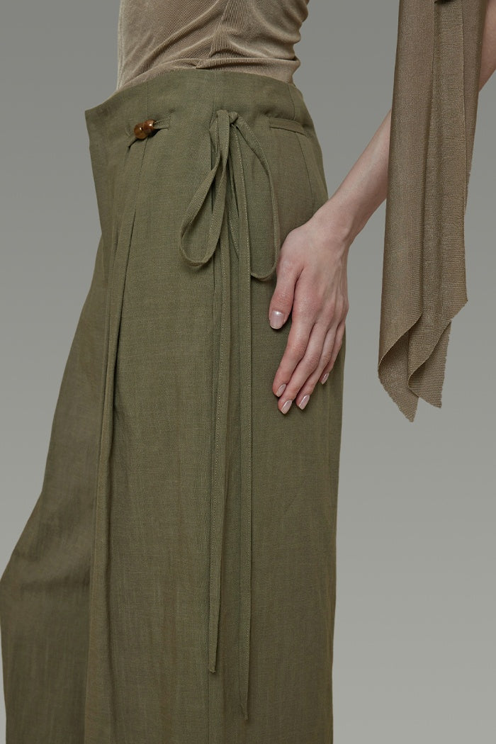 Sculpted Drape Trousers
