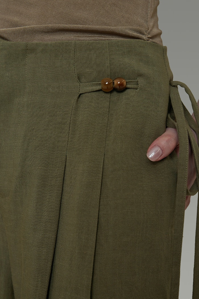 Sculpted Drape Trousers