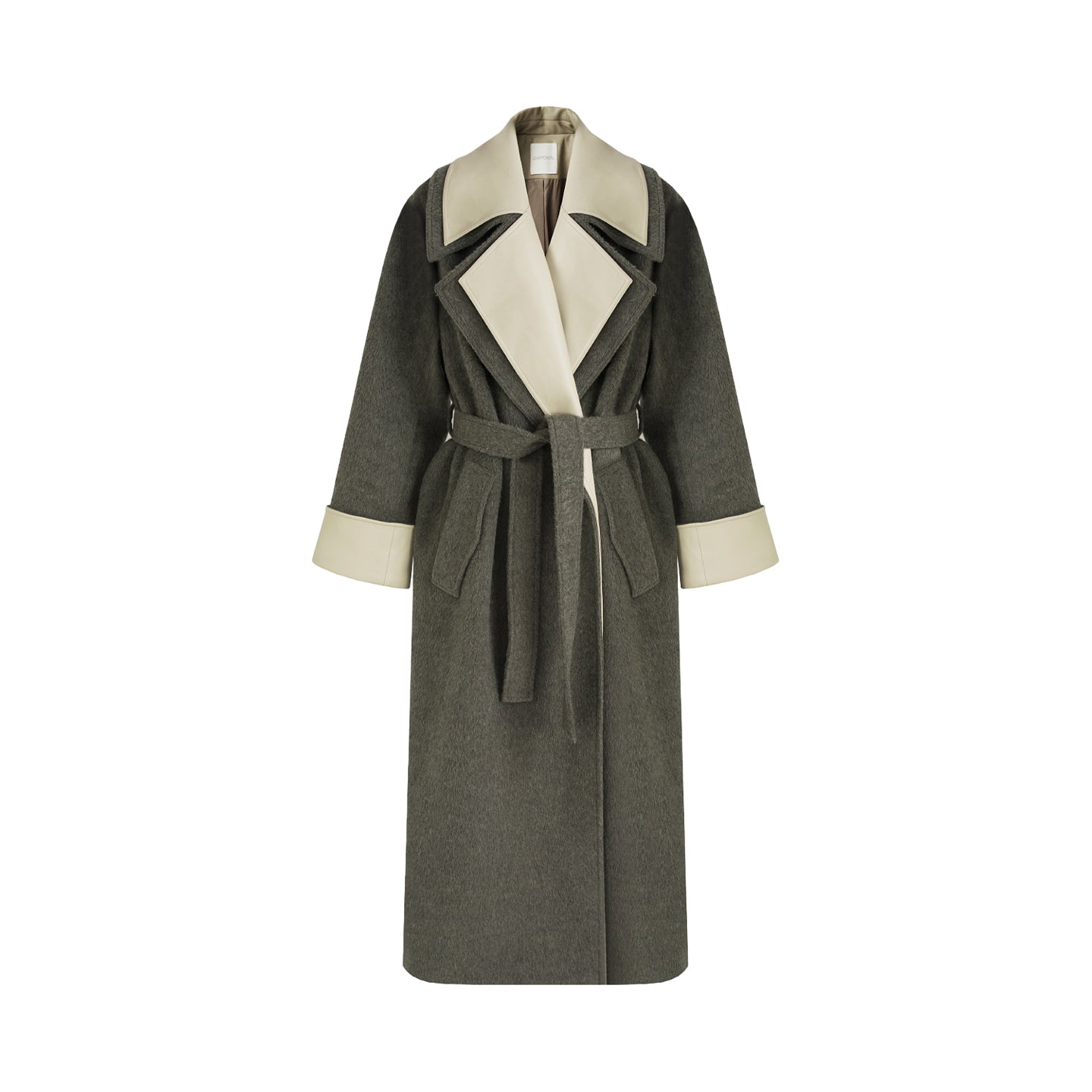 Structured Wool Power Coat