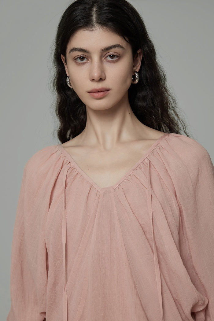 Effortless Linen Summer Midi Dress