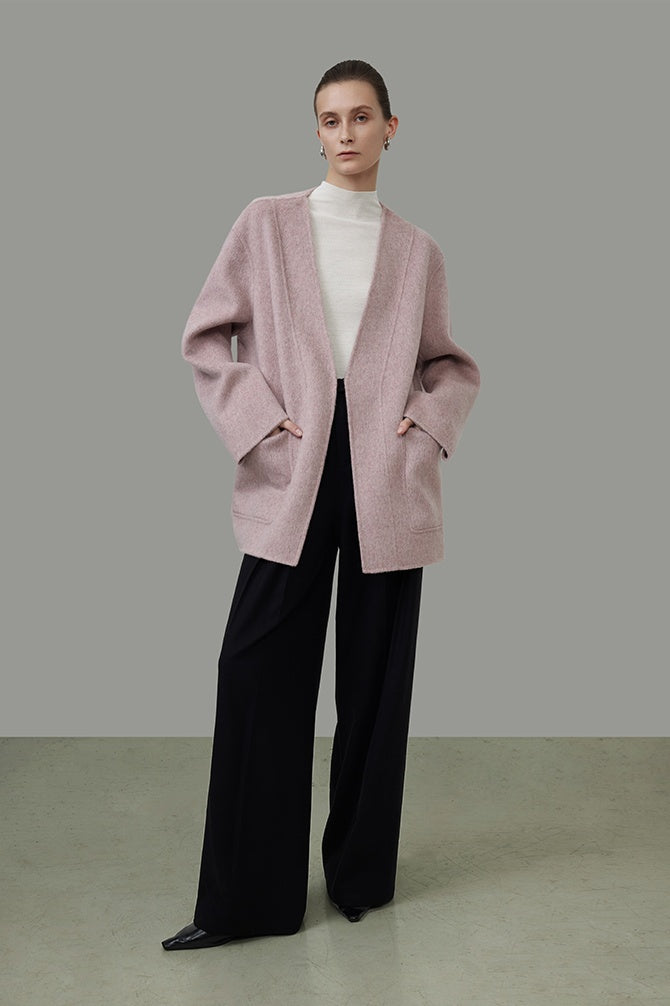 Minimalist Wool Essential Coat