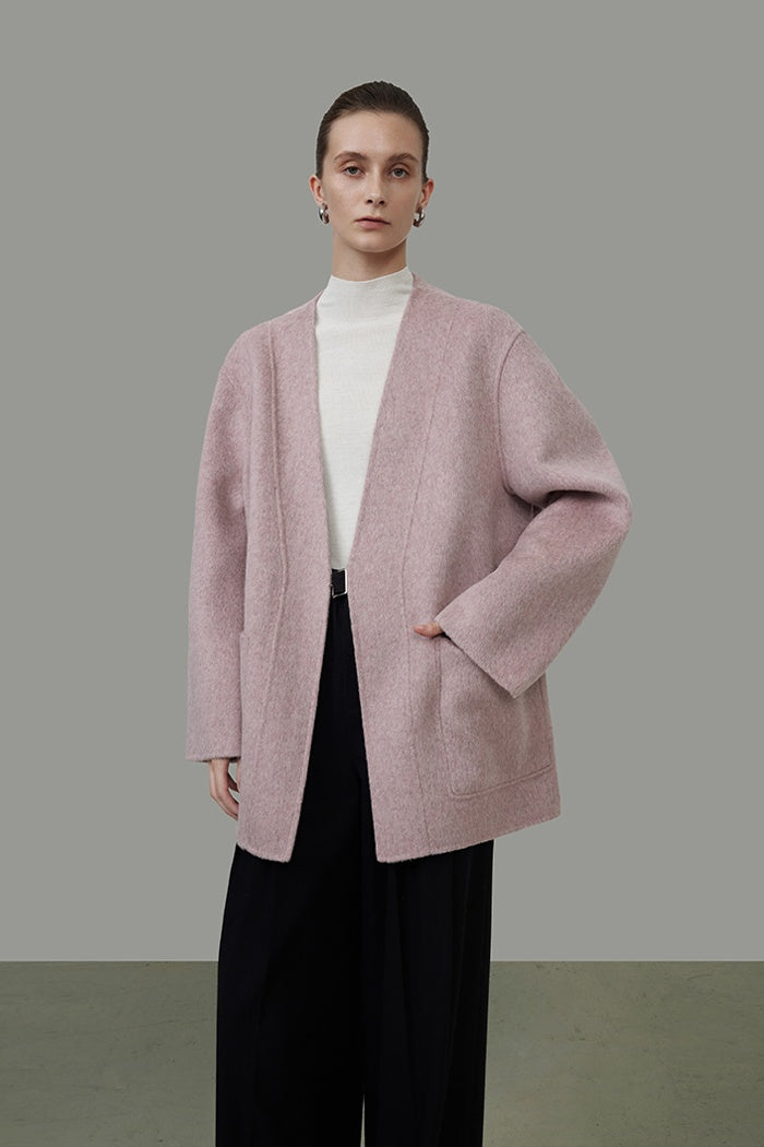 Minimalist Wool Essential Coat
