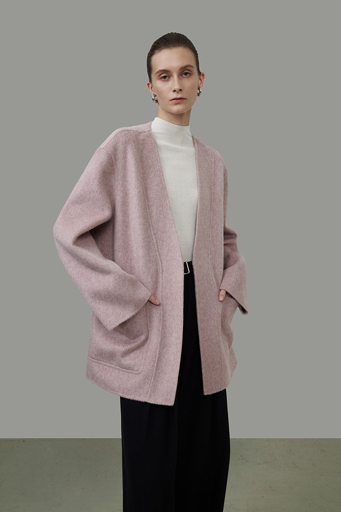 Minimalist Wool Essential Coat