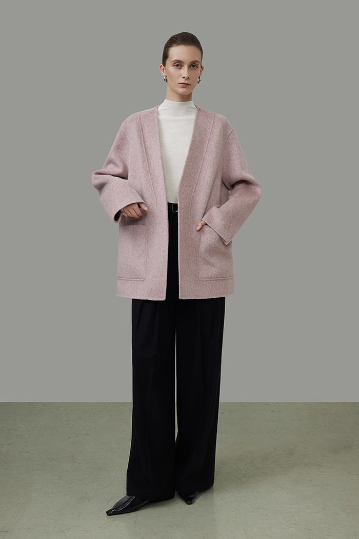 Minimalist Wool Essential Coat